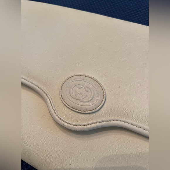 Vintage GUCCI Small Micro GG Clutch Handbag - Picture 5 of 13